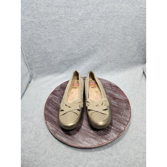 Earth Spirit Womens Slip-On Ballet Flats - Beige Size 6 - Picture 2 of 10